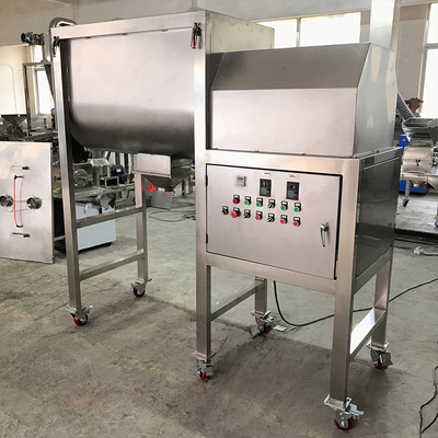 5.5kw 500L baharat baharat tozu pigment tozu ticari çift kanatlı yatay şerit karıştırıcı