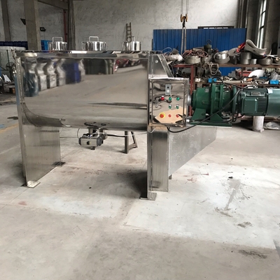 3200kg Yatay Endüstriyel Spiral Karıştırıcı Vidalı Bıçak Şerit Karıştırma Makinesi
