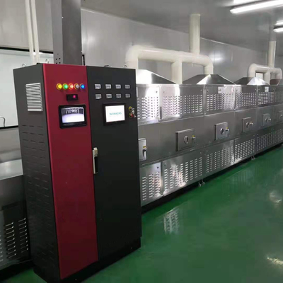 48-60kg/H Kava Toz Mikrodalga Tünel Fırın Endüstriyel Kurutma Makinesi