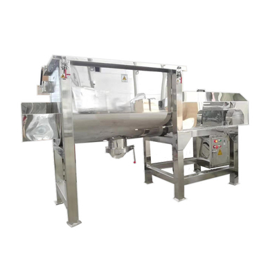 5.5kw 500L baharat baharat tozu pigment tozu ticari çift kanatlı yatay şerit karıştırıcı