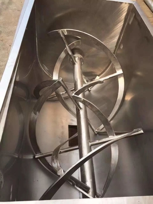 5.5kw 500L baharat baharat tozu pigment tozu ticari çift kanatlı yatay şerit karıştırıcı