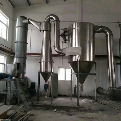 25-60kg / H Paslanmaz Çelik Döner Flaş Kurutucu Vidalı Besleme Endüstriyel Kurutma Makinesi
