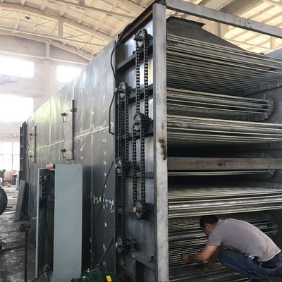 Büyük Kapasiteli Sürekli Bantlı Kurutucu Sıcak Hava Sirkülasyonu Endüstriyel Kurutma Makinesi