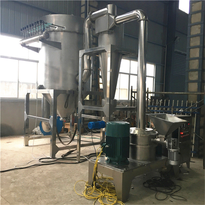 Sodyum Karbonat Mikron Taşlama Makinesi 10-200kg / H Süper İnce Toz Öğütücü