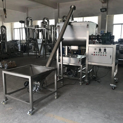 Baharat Tozu Yatay Tekneli Karıştırıcı Endüstriyel Şerit Blender Masala Karıştırma Makinesi