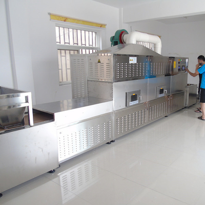 1000mm Bantlı Sürekli Tünel Kurutucu Mikrodalga Sterilizatör Endüstriyel Kurutma Makinesi