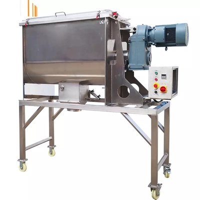 OEM 3000L Yatay Şerit Karıştırıcı Paslanmaz Çelik Çift Sarmal Şerit Karıştırıcı