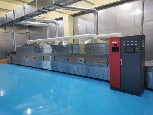 48-60kg/H Kava Toz Mikrodalga Tünel Fırın Endüstriyel Kurutma Makinesi