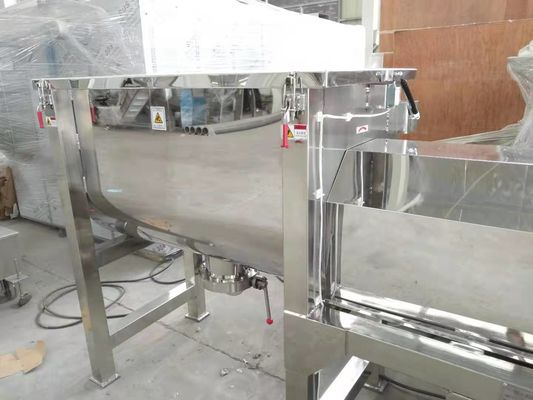 Kimyasal Toz Sıvı İçin Çok Fonksiyonlu 22kw Paslanmaz Çelik Şerit Mikser