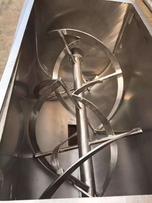 5.5kw 500L Baharat Baharat Tozu Pigment Tozu Ticari Çift Kürek Yatay Şerit Mikser