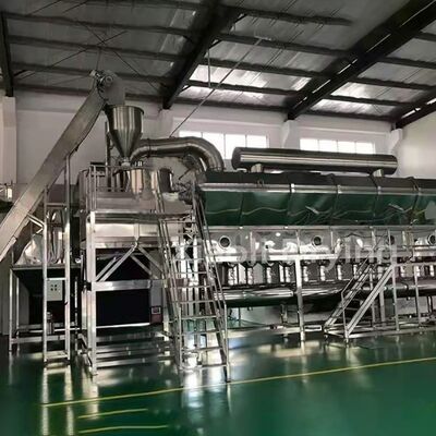 Farmasötik Granüller İçin Sıcak Hava Akışkan Yataklı Kurutucu