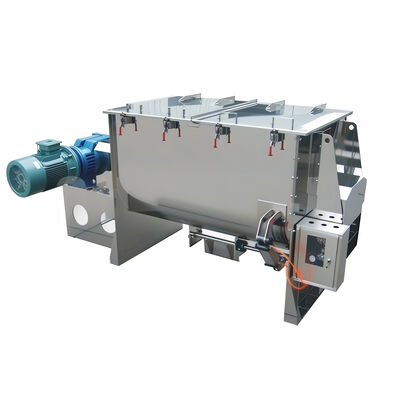 8000L Paslanmaz Çelik 3200-4800kg Toz Makinesi Büyük Kapasiteli Şerit Blender Mikser