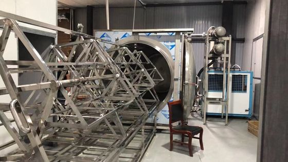 380V PLC HMI Mikrodalga Vakum Kurutucu 48KW Düşük Sıcaklık Kurutma Makinesi