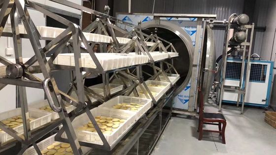 380V PLC HMI Mikrodalga Vakum Kurutucu 48KW Düşük Sıcaklık Kurutma Makinesi