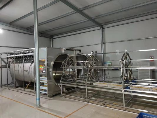 380V PLC HMI Mikrodalga Vakum Kurutucu 48KW Düşük Sıcaklık Kurutma Makinesi