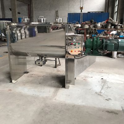 3200kg Yatay Endüstriyel Spiral Karıştırıcı Vidalı Bıçak Şerit Karıştırma Makinesi
