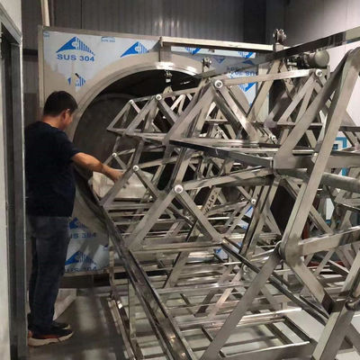 200-300kg / H Mikrodalga Vakumlu Kurutma Makinesi İlaç Kurutma Fırını Kurutucu