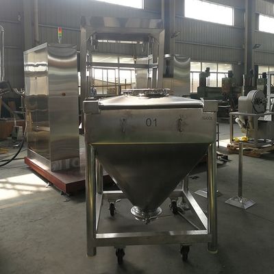 304 316L Paslanmaz Çelik Toz Karıştırma Blender Makinesi 500kg Yük