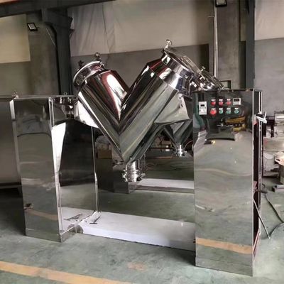 SUS304 V Tipi Toz Karıştırıcı Baharat Granül Karıştırma Makinesi