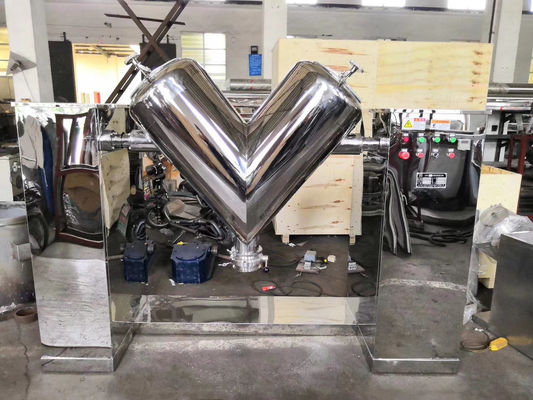 Gıda Maddeleri Endüstrisi için Tozsuz SUS304 Amino Asit V Tipi Toz Karıştırıcı