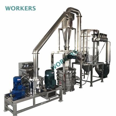 46kW İnce Taşlama Makinesi Ticari Baharat Öğütücü Çekiçli Değirmen Pulverizatör